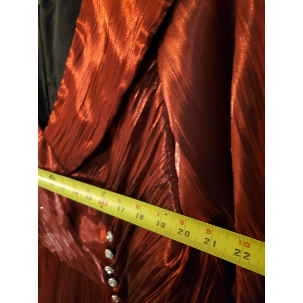 J.R Nites Women 20W Plus Size top Red New with Tags Zipper closure - Picture 7 of 10